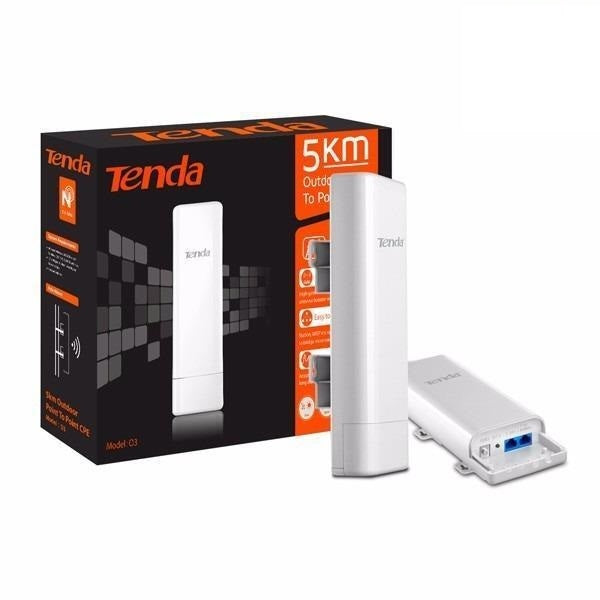 Tenda O3 2.4Ghz Outdoor CPE 5KM Point to Point Tenda O3 2.4Ghz Outdoor CPE 5KM Point to Point